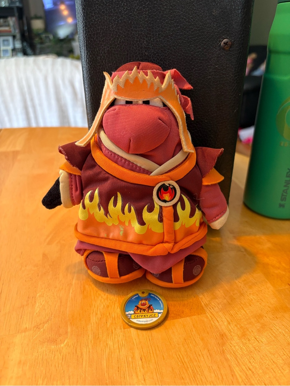 Disney Ninja Flame Warrior Plush Toy - Red, Orange, Yellow